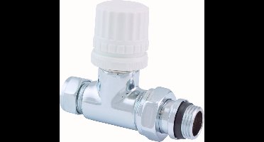 Sanifun luxe thermostaatventiel 1/2 inch met knel aansluiting 15 mm recht