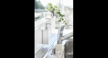 Yamazaki Zelfklevende Zeepdispenser - Tower - Wit