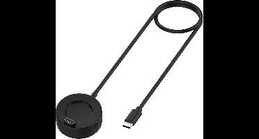 Strap-it USB-C oplader / oplaadkabel geschikt voor Garmin Vivoactive 3 / 4 / 4s / 5 / Venu / Venu SQ / Venu SQ 2 / Venu 2 / Venu 2s / Venu 2 Plus / Vivomove 3 / 3s / Style / Luxe / Forerunner & Fenix modellen - USB-C oplaadkabel