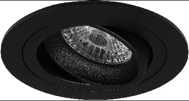 LED inbouwspot Cenn -Rond Zwart -Sceneswitch -Dimbaar -5W -Philips LED