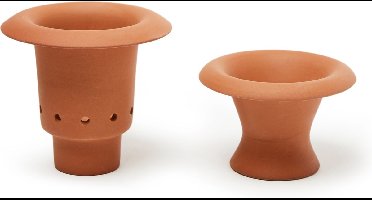 Kikkerland Kikkerland Terracotta regrower voor groenten (set van 2)