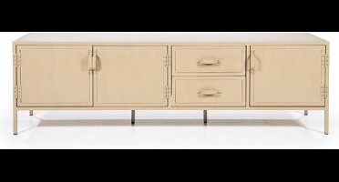 TV meubel Industrieel metaal 185 cm - zand | Eleonora