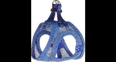 Flamingo Bento Step&go - Harnas Honden - Harnas Step&go Bento Blauw Xxs 24-25cm - 1st - 136013 - 1st