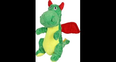 Flamingo Riso Draak - Hondenspeelgoed - Groen - 14x26x28cm