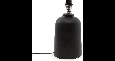 De tafellampvoet - zwart