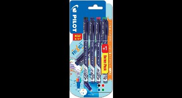 Pilot 3800067, Stick balpen, Navulbaar, Zwart, Blauw, Groen, Rood, 4 stuk(s), Fijn