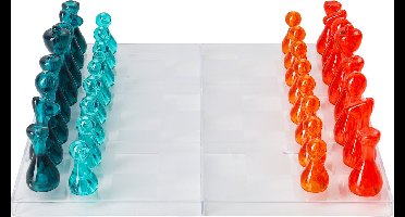 Niceey Schaakbord - Bordspel - Spelletjes voor volwassenen - Reisspellen - Spellen- Transparant