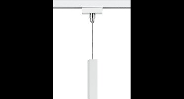 Spanningsrail Connector Hanglamp - Hangadapter - DUOLINE - 2 Fase - Mat Wit