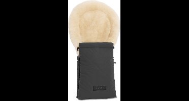 Lamsvel voetenzak voor 0+ autostoeltje kleur Grijs