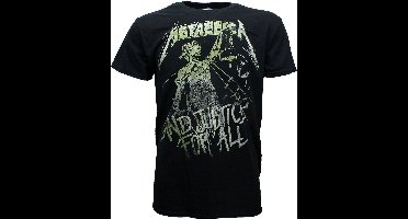 Metallica Justice For All Vintage T-Shirt - Officiële Merchandise - L