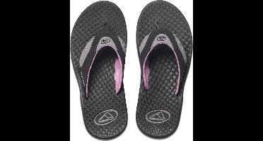 Reef Fanningblack/Grey Dames Slippers - Zwart/Grijs - Maat 38,5