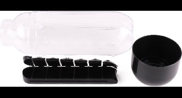 Benson Waterfles 600 ml met Pillendoos - 7 Vaks