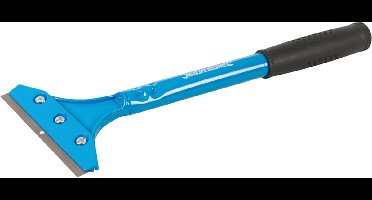 Silverline Heavy-duty schraper - 100 mm blad - rubberen grip - koolstofstaal - poedercoating
