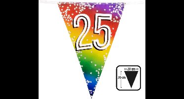 Boland - Folievlaggenlijn Rainbow '25' - Regenboog - Regenboog