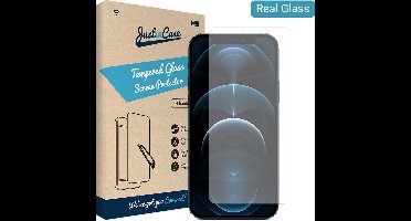 Just in Case screenprotector geschikt voor iPhone 12 / 12 Pro - Screenprotector Gehard Glas