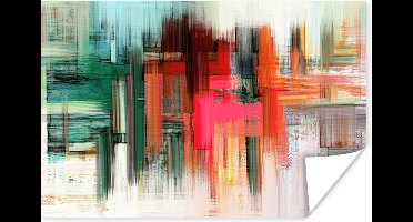 Poster Olieverf - Schilderij - Abstract - 30x20 cm