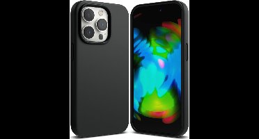 Hoesje Geschikt voor iPhone 14 Pro Max Hoesje – siliconen back cover – Zwart