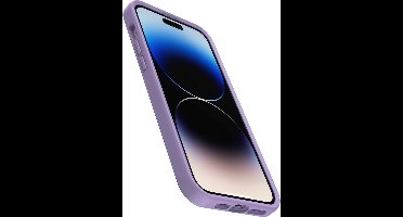 Hoesje Geschikt voor iPhone 14 Pro Max - zacht siliconen - Liquid Backcover - Lila