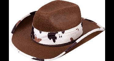 Boland - Hoed cowboy Texas bull Zwart - 58 - Volwassenen - Unisex - Cowboy - Indiaan