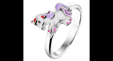 The Kids Jewelry Collection Ring Eenhoorn - Zilver