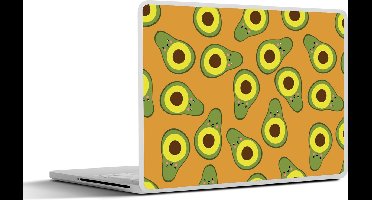 Laptop sticker - 11.6 inch - Kawaii - Patronen - Avocado - 30x21cm - Laptopstickers - Laptop skin - Cover