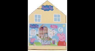 Peppa Pig vilten huis - Met 4 figuren en 6 wasbare stiften