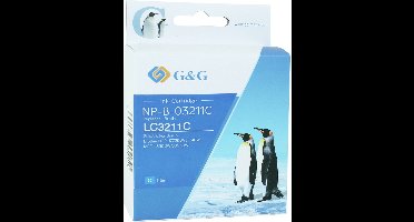 G&G cartridge Brother blauw 6,6ml