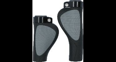 Dresco Fietshandvatten Ergo City Plus 136/95mm Zwart/Grijs