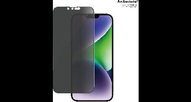 PanzerGlass Screenprotector geschikt voor Apple iPhone 14 Plus Glazen | PanzerGlass Ultra-Wide Fit Screenprotector Privacy - Case Friendly + Installatie Frame
