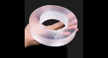 New Age Devi - Dubbelzijdige transparante nano tape/plakband - herbruikbaar - 5 meter