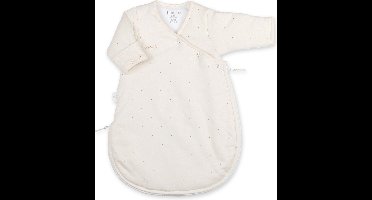 BEMINI Babyslaapzak - MAGIC BAG 0-1m - TOG 3 - Pady jersey + jersey - Dots ecru