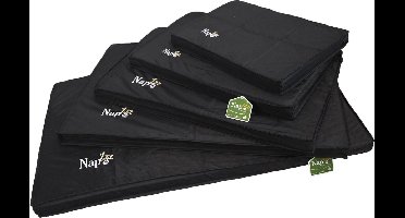 NapZZZ benchmatras ORTHOPEDISCH Oxford Zwart 105x68x6 cm
