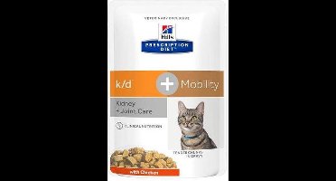 Hill's feline k/d+mobility kattenvoer 12x85 gr