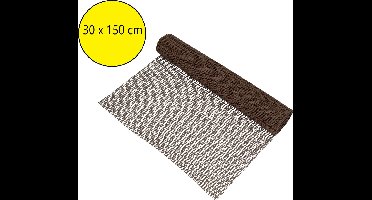 Antislipmat 30 x 150 cm – Antislip Onderkleed op Rol – Bruin