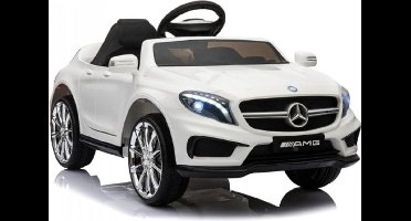 Kinder auto Mercedes GLA 45 AMG 12v Afstandsbediening  WIT