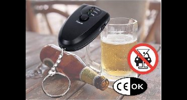 Alcoholtester - Alcohol tester - Sleutelhanger met Zaklampje
