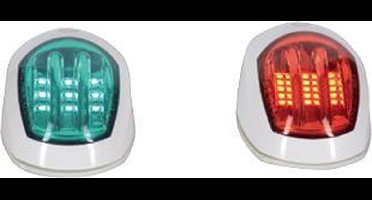 Led Navigatieverlichting Wit Opbouw Set (Sb+Bb)