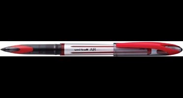 Liquid ink ballpoint pen Uni-Ball Air Micro UBA-188-M Rood 12 Stuks