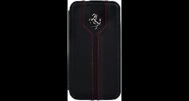 Ferrari Monte Carlo Leather BookCase - Samsung Galaxy S4 Mini - Zwart