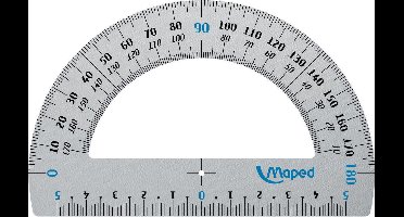 Aluminium 12 cm - 180° gradenboog