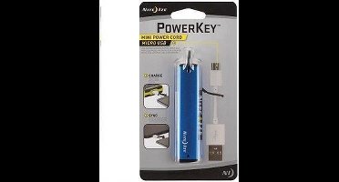 NITE IZE POWER KEY MICRO USB BLUE
