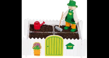 Poppenhuis Houten Moestuin