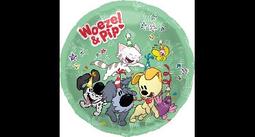 Folat - Folieballon Woezel en Pip (45 cm)