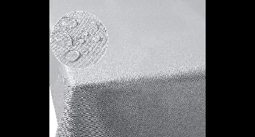 tafelkleed - waterdicht - luxe linnen - premium kwaliteitlook - waterafstotend - lotuseffect - vlekbescherming - onderhoudsvriendelijk - afwasbaar - makkelijk schoon te maken - vuilafstotend - rechthoekig - groot formaat - 135 x 180 cm - lichtgrijs