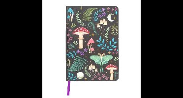 Something Different - Dark Forest Notitieboek met Magisch Bos print - A5 formaat - Multicolor - (hxbxd) ca. 21cm x 14,6cm x 1,7