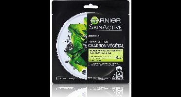 6x Garnier SkinActive Tissue Gezichtsmasker Pure Charcoal