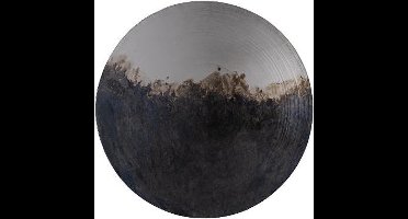 PTMD Schaal Mykelti - 30x30x5 cm - Ijzer - Zilver