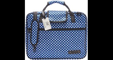 Beaumont Muziek Tas Blue Polka Dot MB-BP