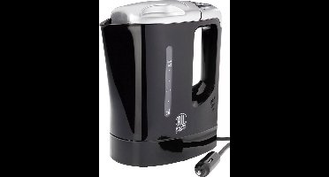 All Ride Reis Waterkoker 12V - Auto Waterkoker 0.8L - Aansluiting op Sigarettenaansteker Auto - Warme Dranken Onderweg - voor Auto, Camper, Boot en Vrachtwagen - Kunststof - Zwart