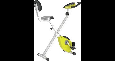 Core® Hometrainer Fiets - Hometrainers Fitness - Hometrainer - Geel/Wit - 43cm x 97cm x 109cm